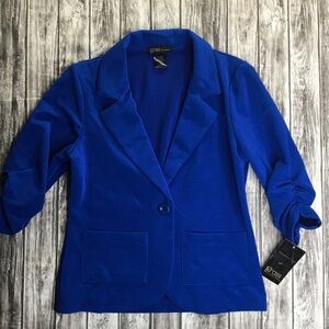 Grass Collection Women’s Blazer Royal Blue…